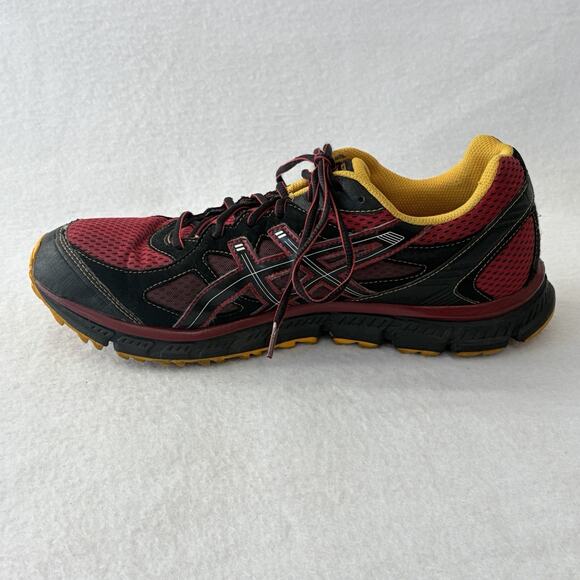ASICS GEL-Scram Men\'s 10 Brick Sun Durable Trail T2J1N Comfort Athletic Shoe Red main image 7